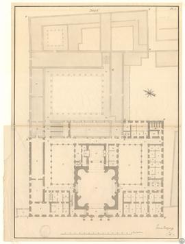 [Planta del piso principal del Colegio Mayor de San Ildefonso de Alcalá de Henares]. Image 01