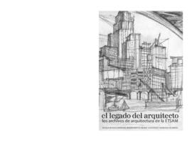 [Publicación] El legado del arquitecto. Los archivos de arquitectura de la ETSAM