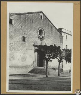 Iglesia parroquial de Caldes de Malavella, Gerona. Fachada [Iglesia de San Esteban]
