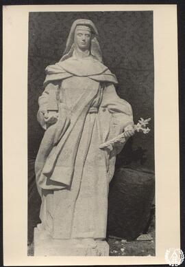 [Universidad Laboral de Gijón. Escultura de Santa Clara, para el exterior de la iglesia]