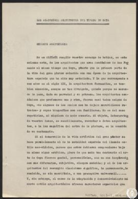 Los académicos arquitectos en tiempo de Goya