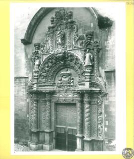 Iglesia de Montesión de Palma de Mallorca. Detalle de la portada