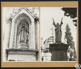 Sacramental de San Isidro, Madrid [Detalles de esculturas de monumentos funerarios]