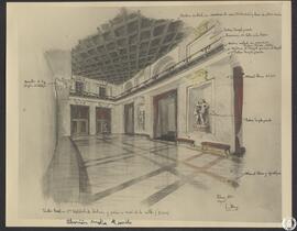 Teatro Real. 1er.  vestíbulo de butacas y palcos a nivel de calle (+/-0,00)