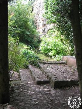 [Recorrido por el Romeral de San Marcos. Imagen 194] Escalera del manantial. Restauración de Luis...
