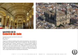 Sacristía de la catedral de Jaén [Exposición de maquetas de arquitectura religiosa. Ficha identificativa de la pieza]