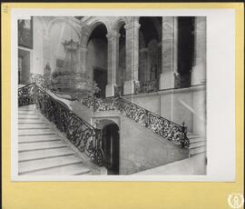Palacio Real de Aranjuez [Detalle de la escalera de acceso interior]