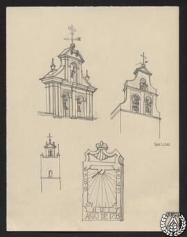 San Lucas [campanarios de la Iglesia de San Lucas, de la Torre de la Atalaya, Jerez de la Fronter...