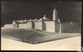 [Universidad Laboral de Gijón. Maqueta. Vista Norte]