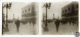 [Vistas de ciudades y edificios de Italia. Venecia. Plaza de San Marcos. Palacio Ducal]