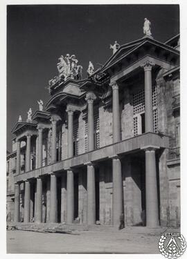 [Universidad Laboral de Gijón. Fachada del teatro]