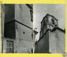 Colegio de Santo Domingo de Orihuela [Torre de la iglesia. Escudo de la esquina]
