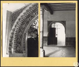 Colegio de Filipenses en Alcalá de Henares [Arco del patio y detalle del intradós]