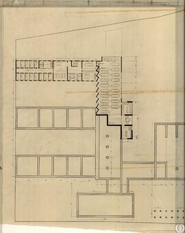 [Colegio y residencia de franciscanos en Vigo. Planta baja]