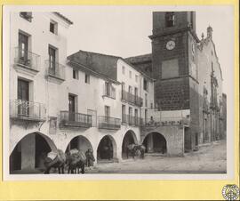 Plaza de Lucena del Cid, Castellón [Plaza de España e iglesia arciprestal de Nuestra Señora de la...