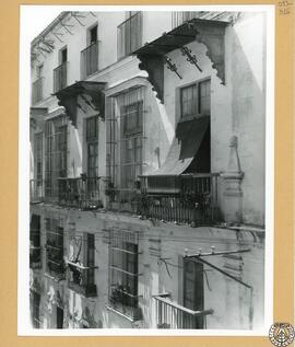 Fachada de una casa particular en el Puerto de Santa María, Cádiz