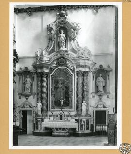 Iglesia del Convento de Santo Domingo de Cádiz [Retablo de santo Domingo en el testero derecho de...