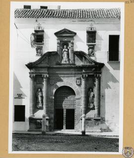 Convento de Dominicos en Sanlúcar de Barrameda. Puerta [Portada principal del convento de Madre d...