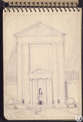 [Cuaderno 1. Vista de edificio monumental]