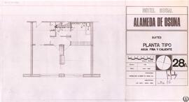 Hotel ducal Alameda de Osuna. Suites. Planta tipo. Agua fría y caliente