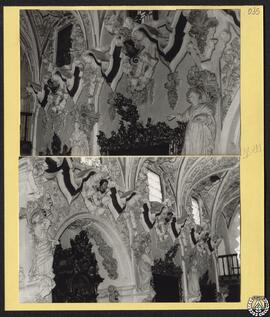 Priego de Córdoba [Iglesia de nuestra Señora de la Aurora. Detalle de la decoración de la bóveda ...