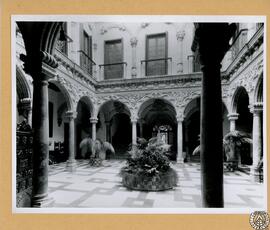 Casa marquesa de Domecq en Jerez de la Frontera. Patio jerezano [Palacio Domecq]