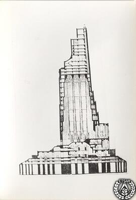 [Proyecto de faro a la memoria de Cristóbal Colón en Santo Domingo. Sección]