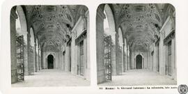 Roma. San Giovanni Laterano. La colonnata, lato norte