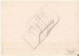 Residence for [...], Santa Fe, New Mexico. Last guesthouse (2). Axonometric