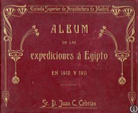 Álbum de las expediciones a Egipto en 1910 y 1911 [I]