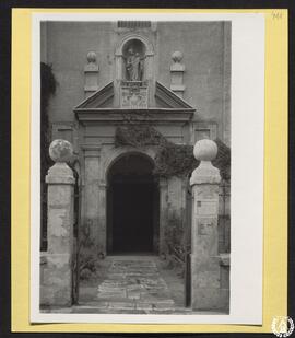 Convento de Agustinos Descalzos o Recoletos de Alcalá de Henares. Las Juanas. Puerta