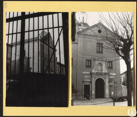 [Fachada principal de la iglesia del convento de] Madres Agustinas de Santa María Magdalena [o de...