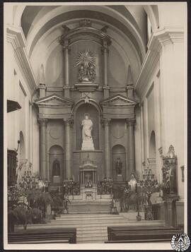 [Hospital de San Pedro, Madrid. Imagen 4. Iglesia. Presbiterio]
