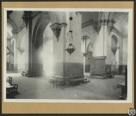 Iglesia parroquial de Monzón, Huesca [Vista interior de las naves. Iglesia de Santa María del Romeral]