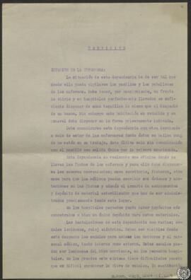 Servicios [en los hospitales]