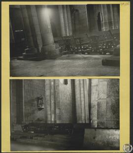 Santa María del Sar en Santiago de Compostela [Vistas del interior]