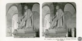 Versailles. Le Château, statue de Philippe d'Orléans, par Pradier