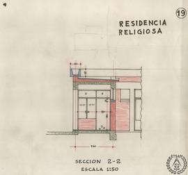 Residencia religiosa, sección 2-2