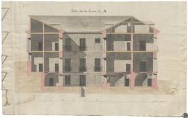 [Tasación de las dos casas sitas en la calle del Rubio, actual marqués de Santa Ana] Corte por la...