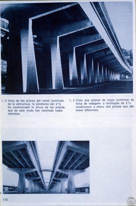 [Lección Puentes. Puentes de hormigón. Viaducto Avenida de Francia en Roma. 1958-1960. Vista de l...