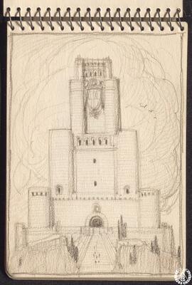 [Cuaderno 1. Vista de edificio monumental]