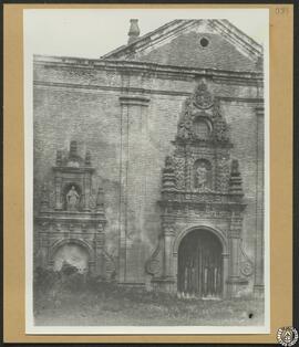 Monasterio nuevo de San Juan de la Peña, Huesca [Detalle de la fachada de la iglesia]