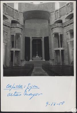 [Universidad Laboral de Gijón] Capilla. Altar Mayor
