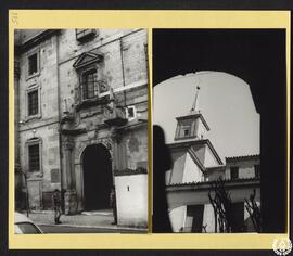 Colegio de la Compañía en Alcalá en Henares [Portada y torre. Colegio Máximo de la Compañía de Je...
