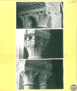 [Detalle de capiteles del claustro del Monasterio de San Pedro de Cardeña en Castrillo del Val]