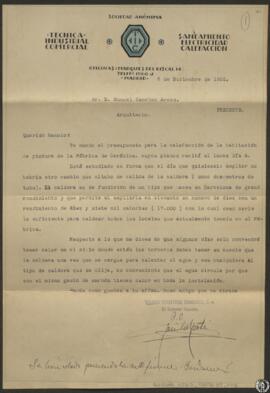 [Envío de presupuesto para la calefacción de la habitación de pintura de la fábrica de cerámica]