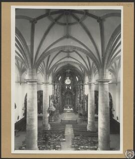 Iglesia parroquial de Zumárraga, Guipúzcoa [Interior. Iglesia de Santa María de la Asunción-La Nu...