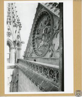 Catedral de Palma de Mallorca. Tímpano alto del Portal Mayor [Fachada oeste]