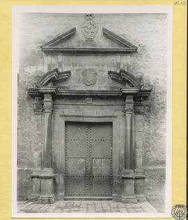 Seminario de Segorbe, Castellón. Puerta de la iglesia