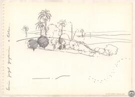 [Cuaderno de obra artística 2. ¿Bocetos para el Club de Golf de La Manga?]